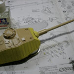 タミヤ(1/35) ドイツ戦車キングタイガーポルシェ砲塔