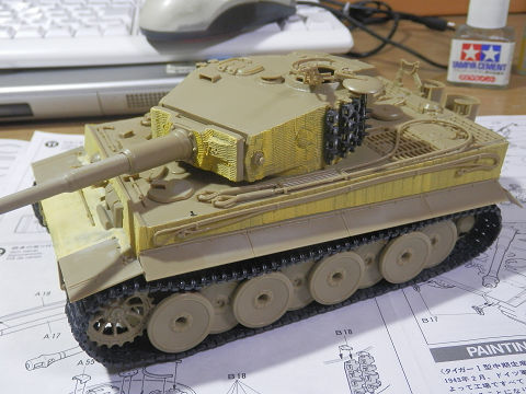タミヤ(1/35) ドイツ戦車 重戦車 タイガーⅠ型（中期生産型）