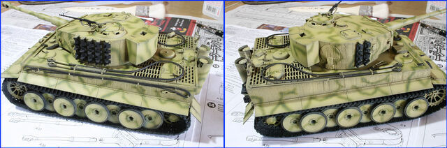 TAMIYA ドイツ(1/35)タイガーⅠ型重戦車(中期生産型) 製作記 デカール