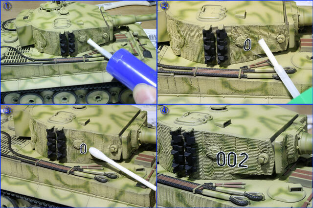 TAMIYA ドイツ(1/35)タイガーⅠ型重戦車(中期生産型) 製作記 デカール