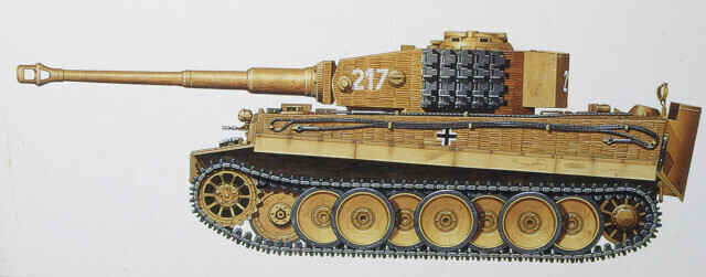 タミヤ(1/35) ドイツ戦車タイガーⅠ型　オットー・カリウス搭乗車