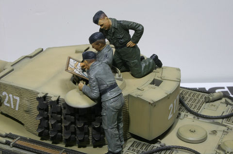 タミヤ(1/35) ドイツ戦車タイガーⅠ型　オットー・カリウス搭乗車