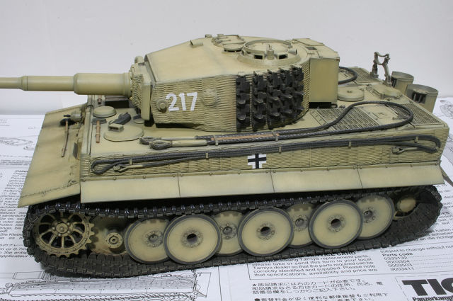 タミヤ(1/35) ドイツ戦車タイガーⅠ型　オットー・カリウス搭乗車