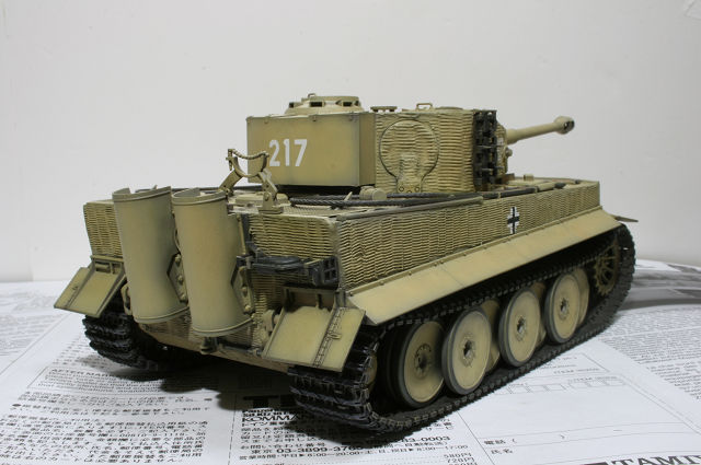 タミヤ(1/35) ドイツ戦車タイガーⅠ型　オットー・カリウス搭乗車