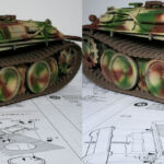 TAMIYA　ドイツ戦車パンサーG初期型　塗装編　３色迷彩