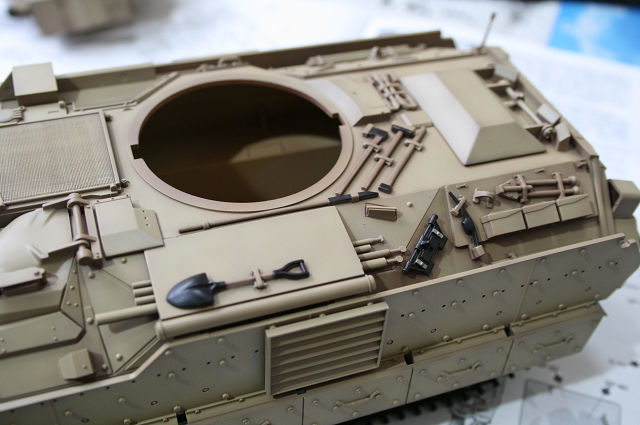 TAMIYA (1/35) M2A2 ODS デザートブラッドレー 製作記 ウェザリング編