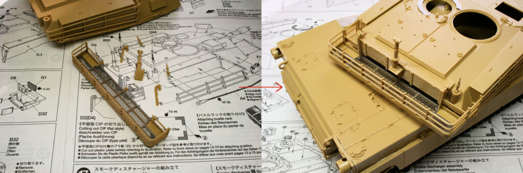 タミヤ(1/35)　M1A2　エイブラムス戦車