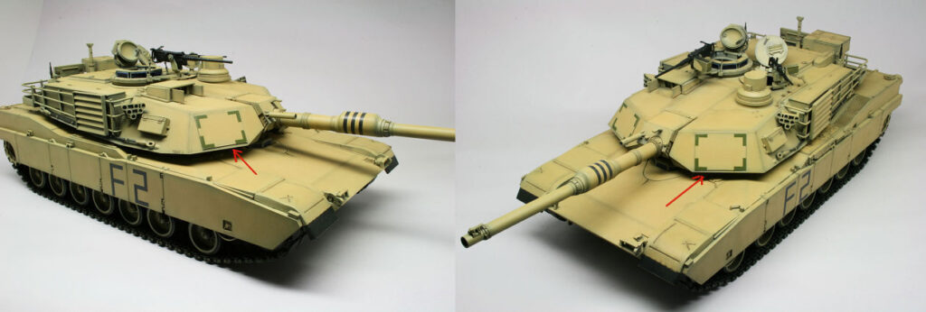 タミヤ(1/35)　M1A2　エイブラムス戦車