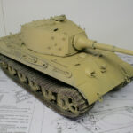 キングタイガーアルデンヌ戦線基本塗装ダークイエロー